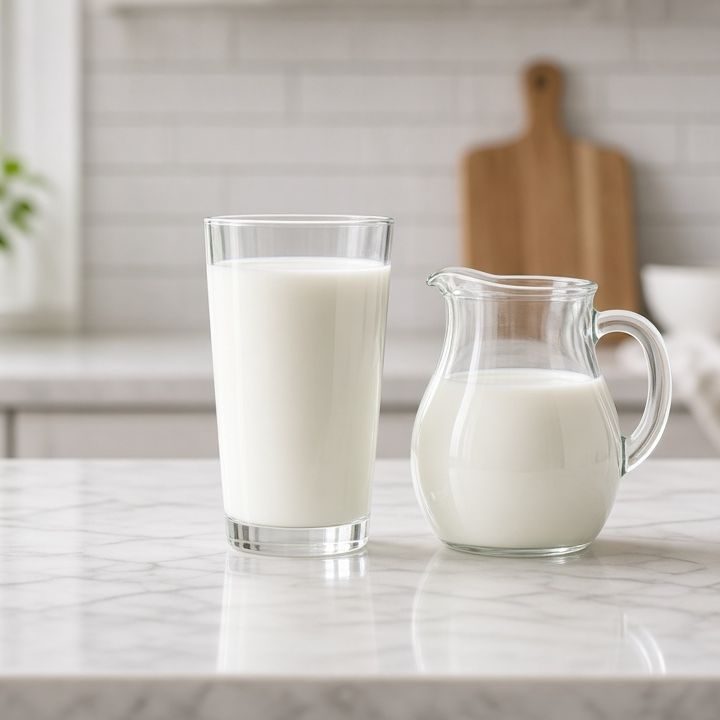 Memory picture: 牛奶 = milk